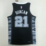 NBA 21 Duncan 2022-23 noir Statement Edition Maillot